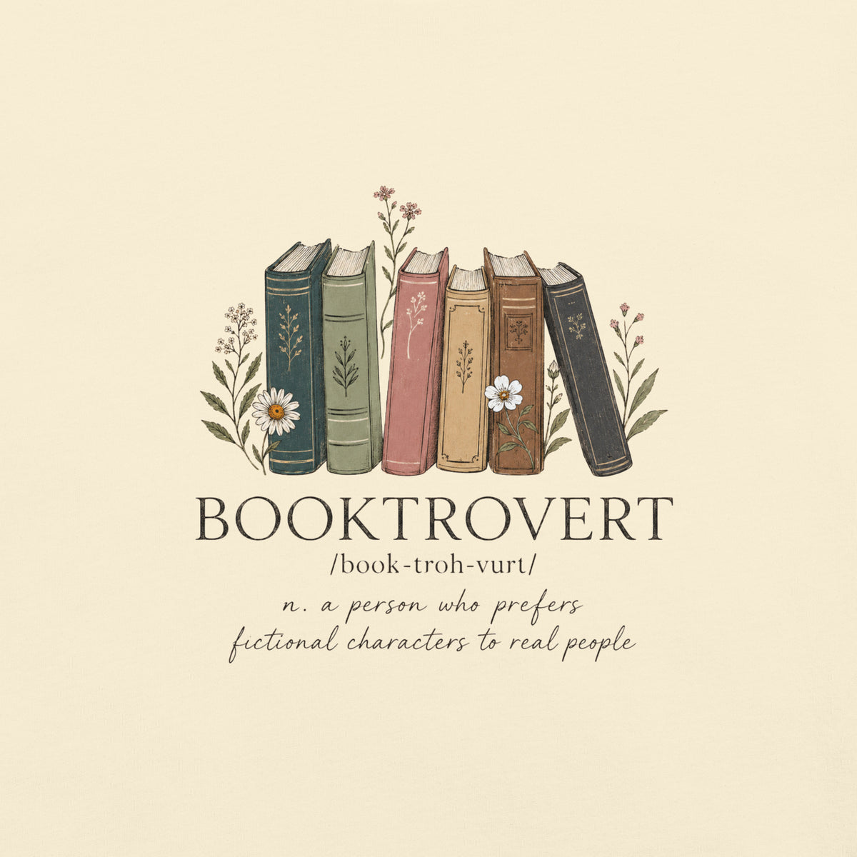 Booktrovert Tee - T-SHIRT - TheSpinedLife