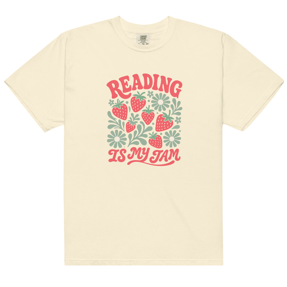 Reading Is My Jam Graphic Tee - T-SHIRT - TheSpinedLife