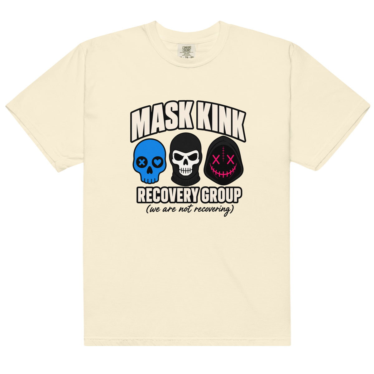 Mask Kink Recovery Group Graphic Tee - T-SHIRT - TheSpinedLife