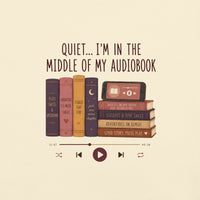 Quiet... I'm in the Middle of My Audiobook Tee - T-SHIRT - TheSpinedLife