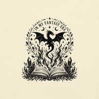In My Fantasy Era Bookish Dragon Tee - T-SHIRT - TheSpinedLife