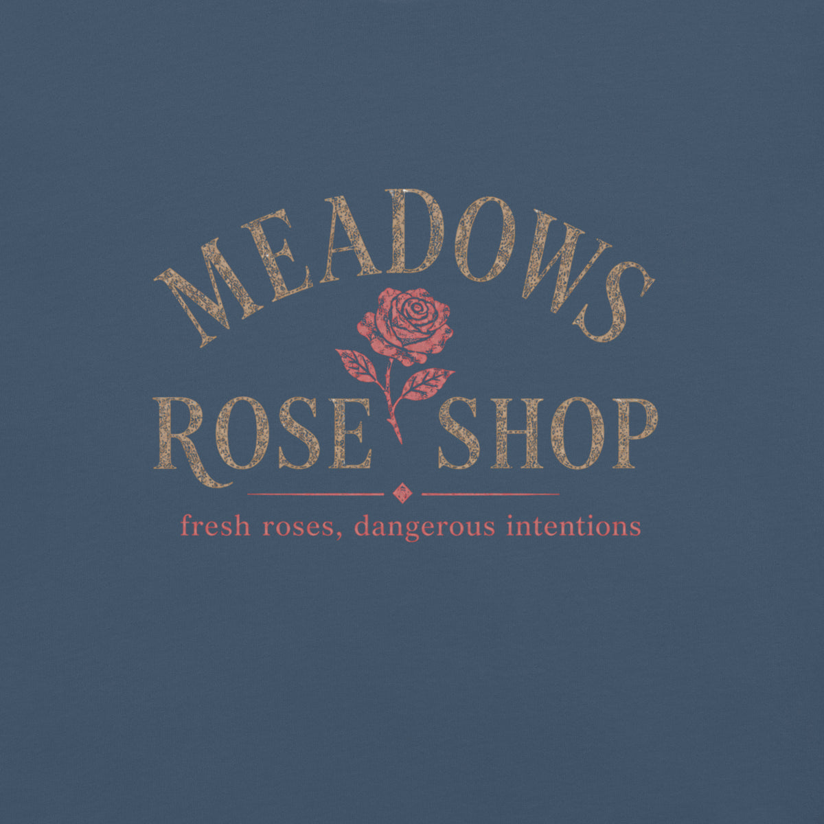 Meadows Rose Shop Graphic Tee - T - SHIRT - TheSpinedLife