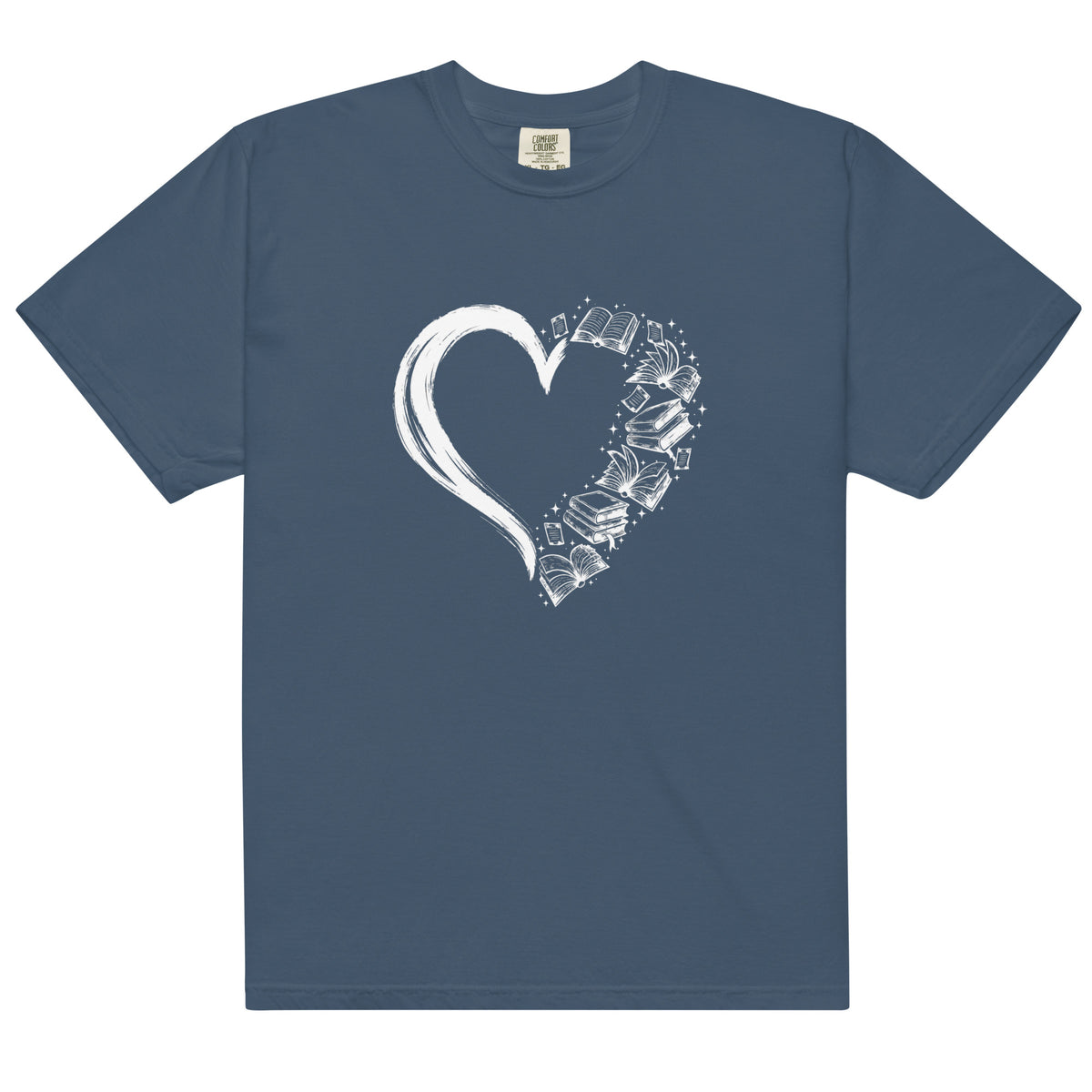 My Heart Is Made of Books Tee - T-SHIRT - TheSpinedLife