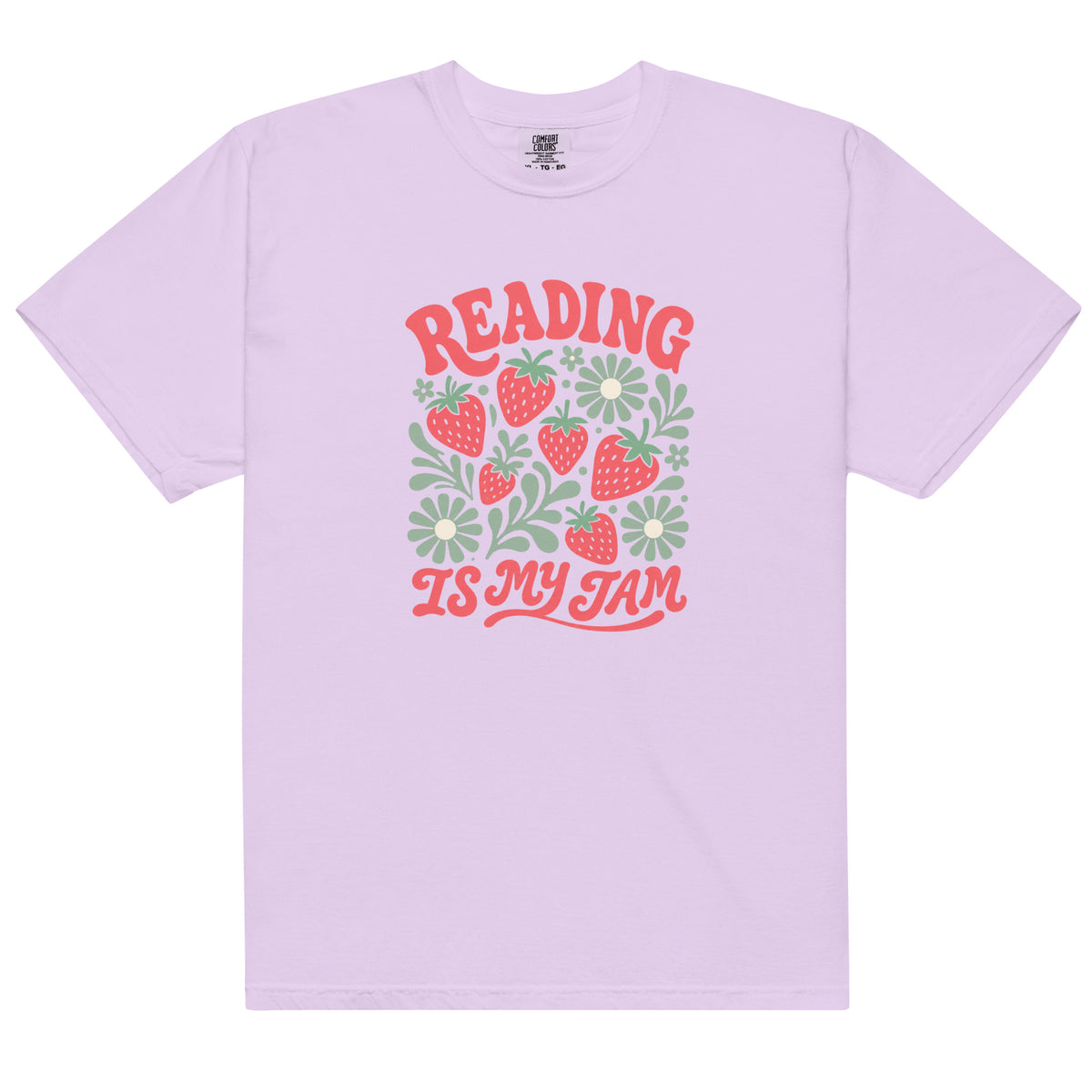 Reading Is My Jam Graphic Tee - T-SHIRT - TheSpinedLife