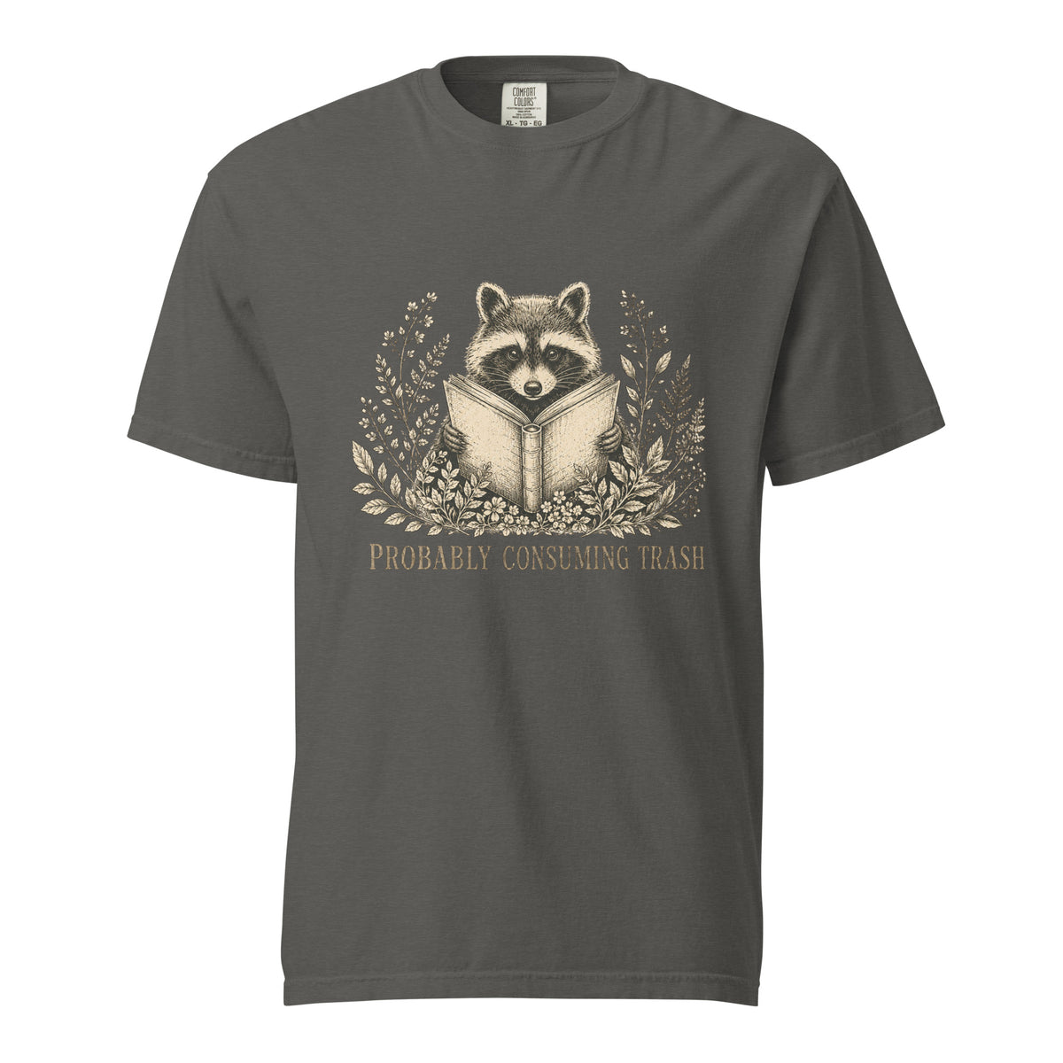 Probably Consuming Trash Raccoon Graphic Tee - T-SHIRT - TheSpinedLife