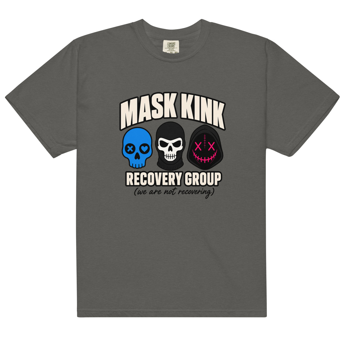 Mask Kink Recovery Group Graphic Tee - T-SHIRT - TheSpinedLife