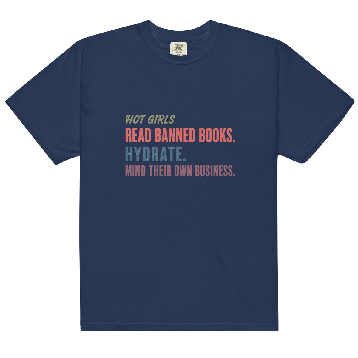 Hot Girls Read Banned Books Graphic Tee - T-SHIRT - TheSpinedLife