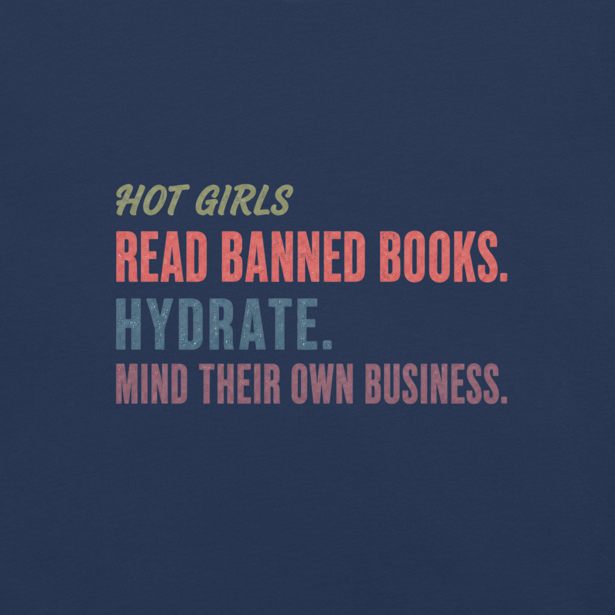 Hot Girls Read Banned Books Graphic Tee - T-SHIRT - TheSpinedLife
