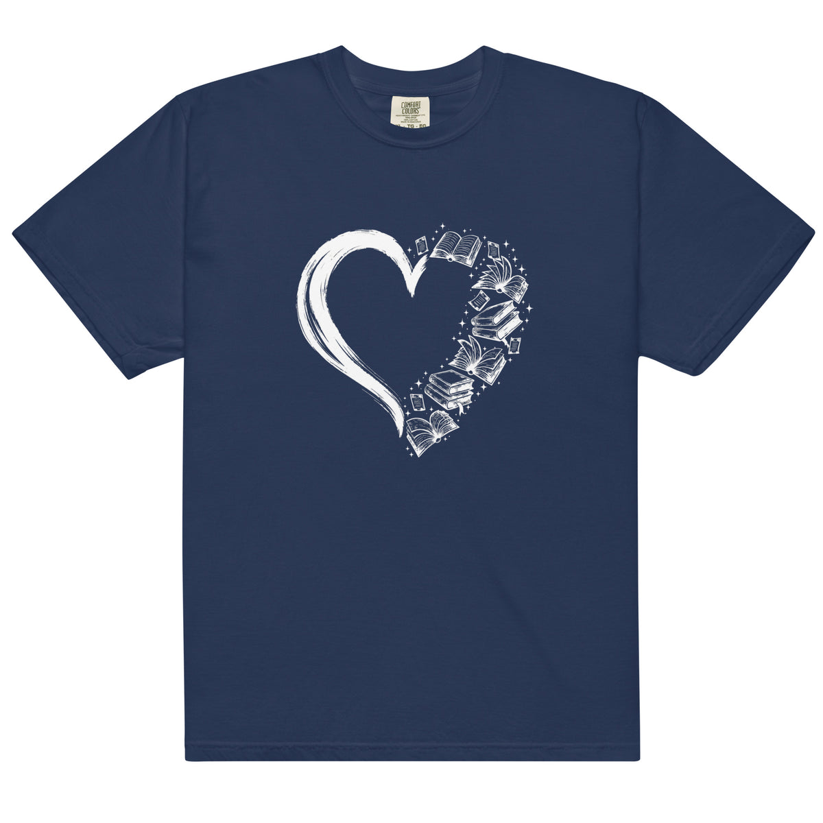 My Heart Is Made of Books Tee - T-SHIRT - TheSpinedLife