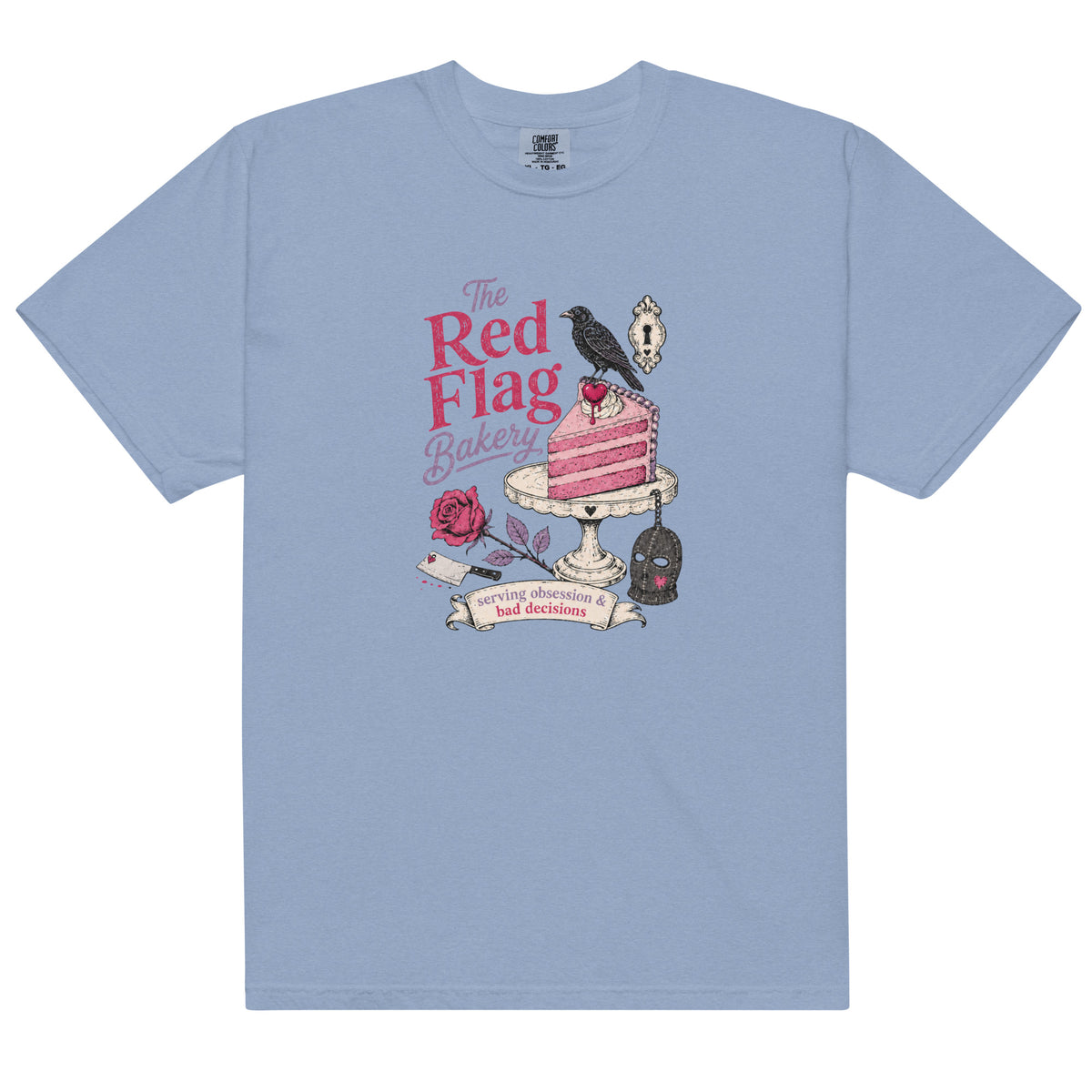 The Red Flag Bakery Graphic Tee - T - SHIRT - TheSpinedLife
