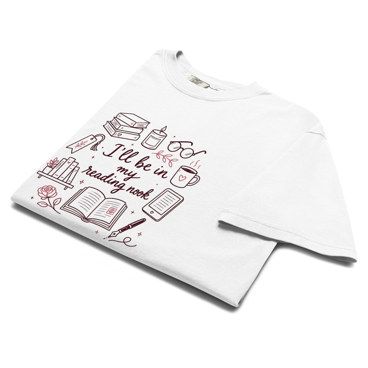 I'll Be In My Reading Nook | Bookish Graphic Tee - T - SHIRT - TheSpinedLife