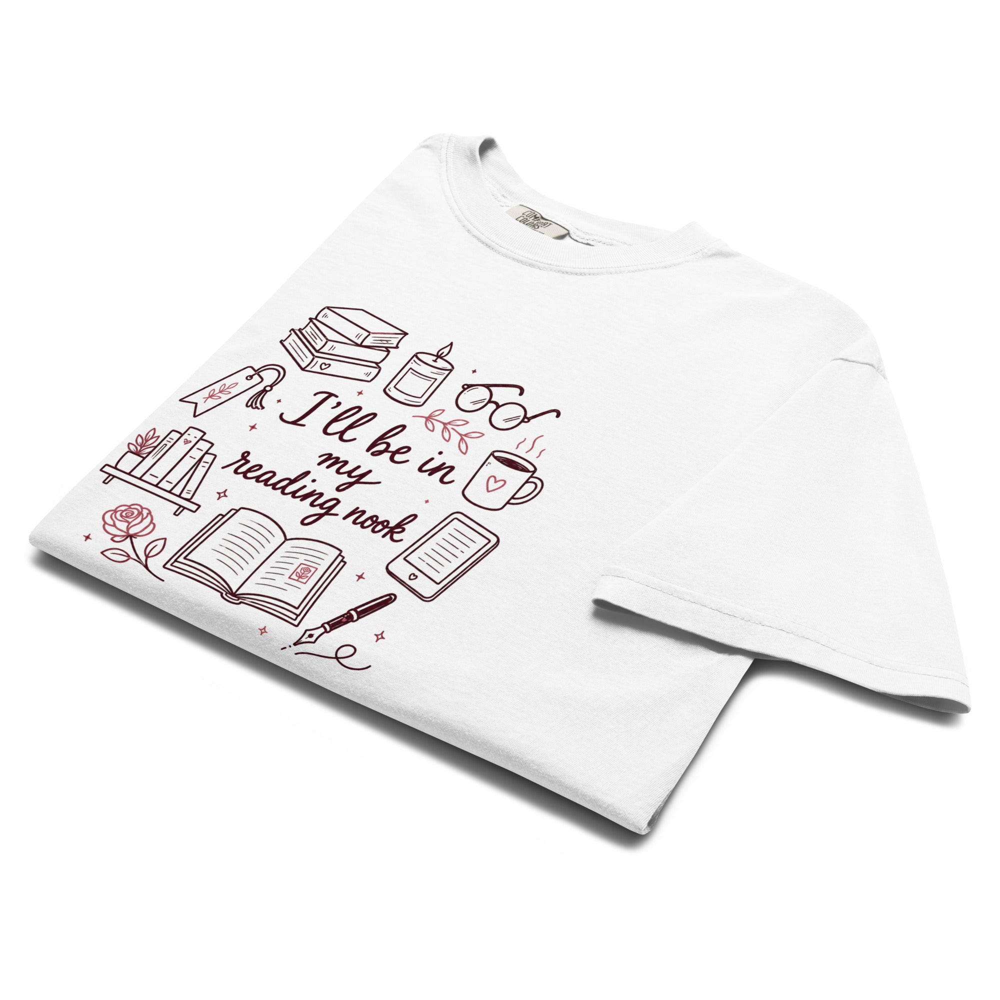 I'll Be In My Reading Nook | Bookish Graphic Tee - T - SHIRT - TheSpinedLife