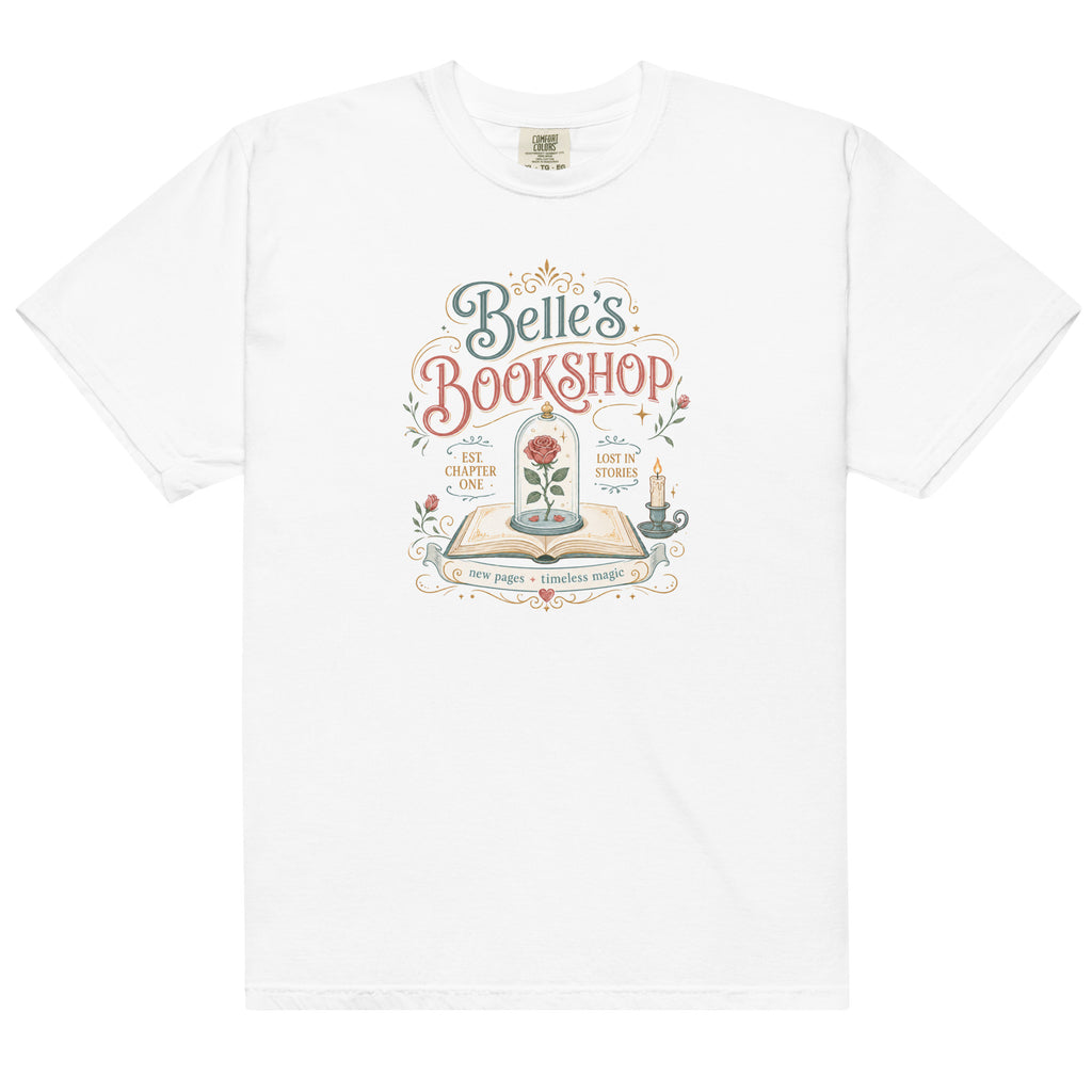 Belle's Bookshop Graphic Tee - T - SHIRT - TheSpinedLife