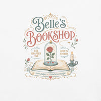 Belle's Bookshop Graphic Tee - T - SHIRT - TheSpinedLife