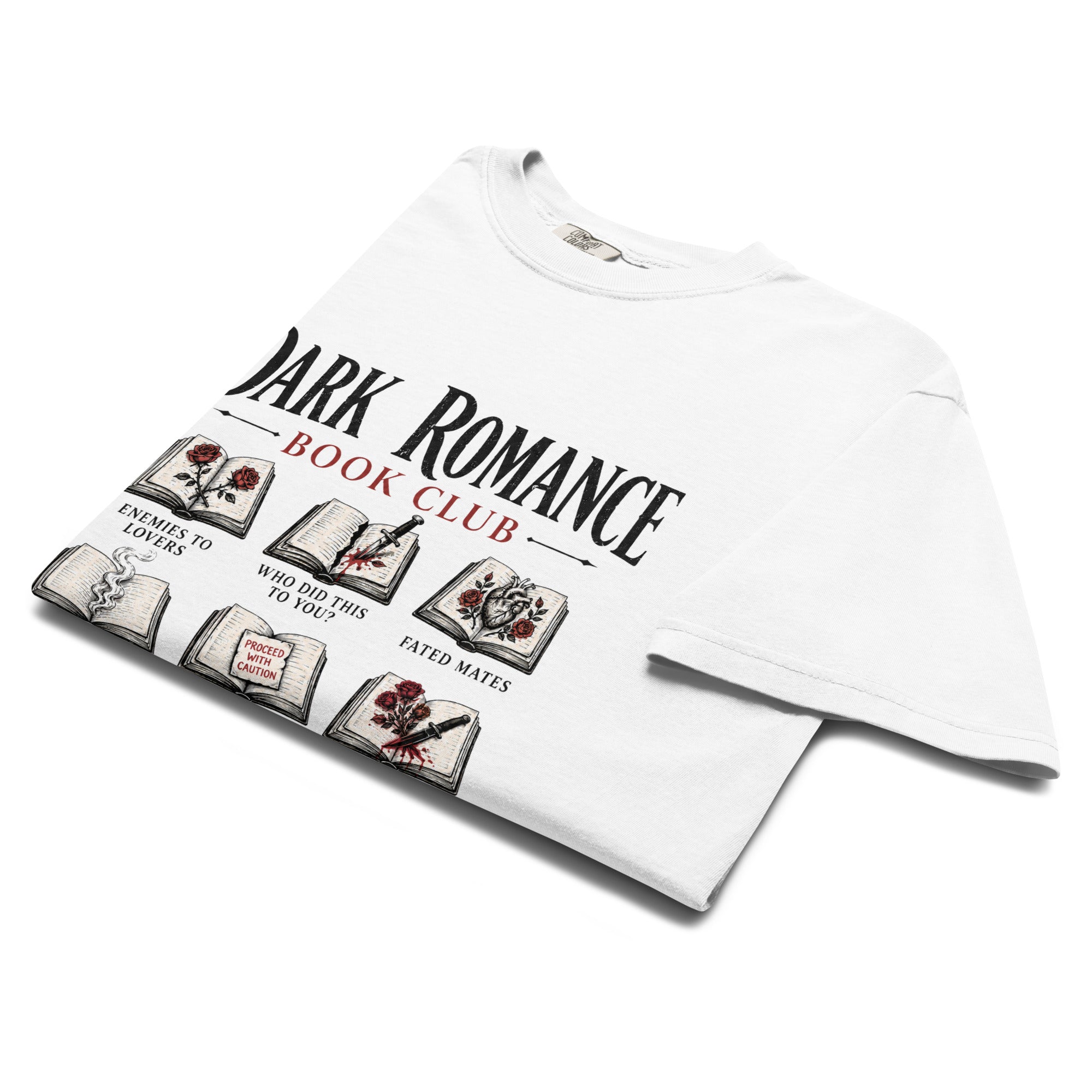 Dark Romance Book Club Graphic Tee - T - SHIRT - TheSpinedLife
