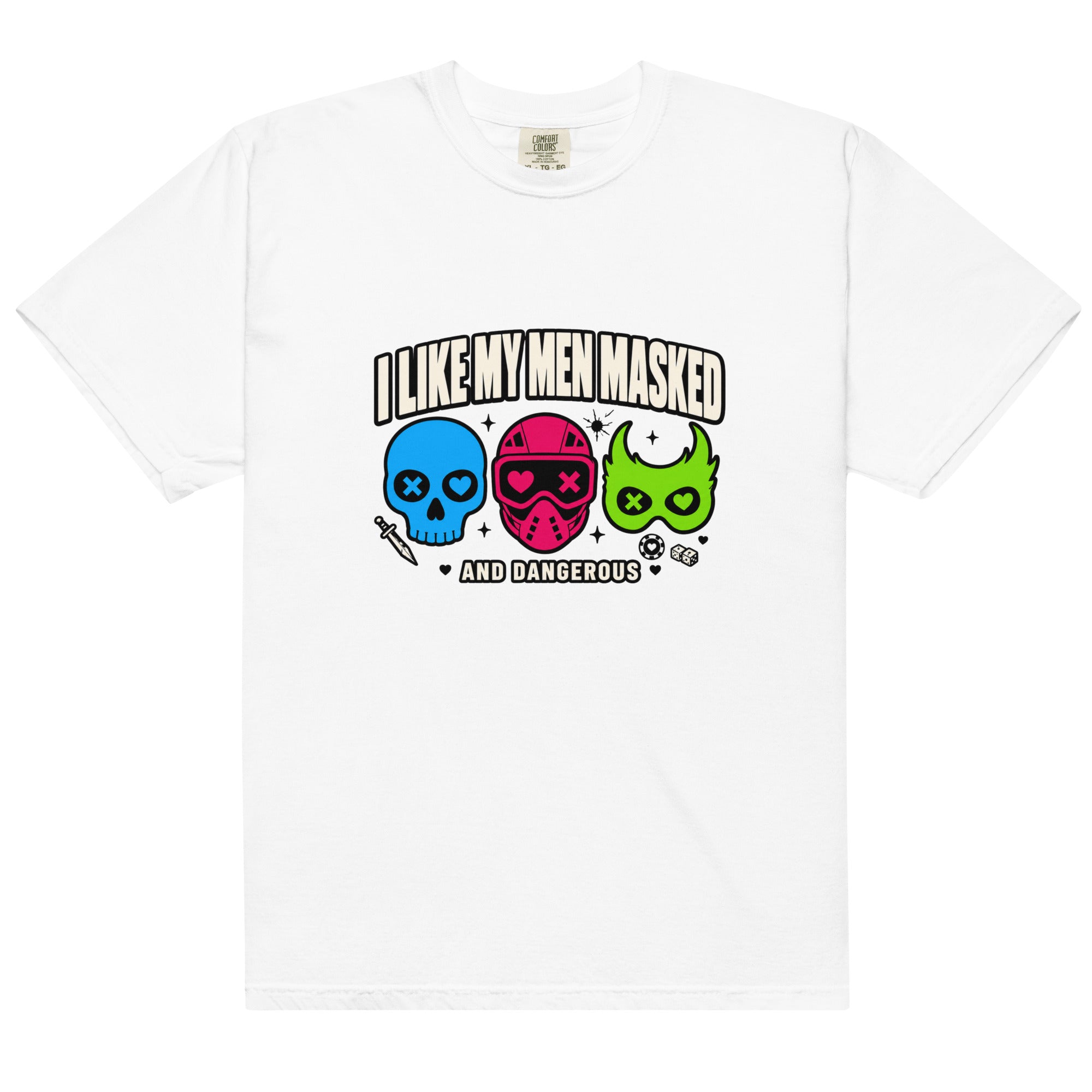 Masked Men Graphic Tee - T - SHIRT - TheSpinedLife