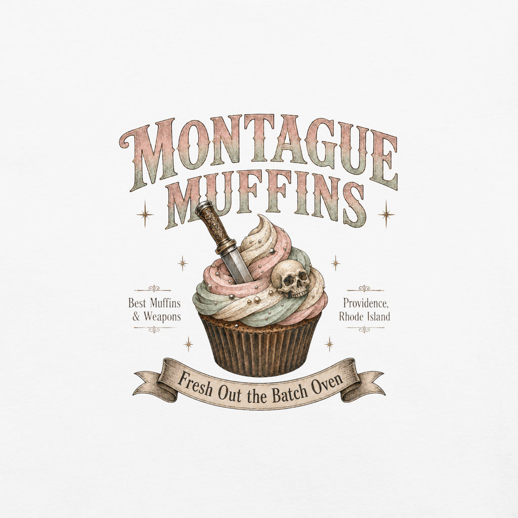 Montague Muffins Leather & Lark Tee - T - SHIRT - TheSpinedLife