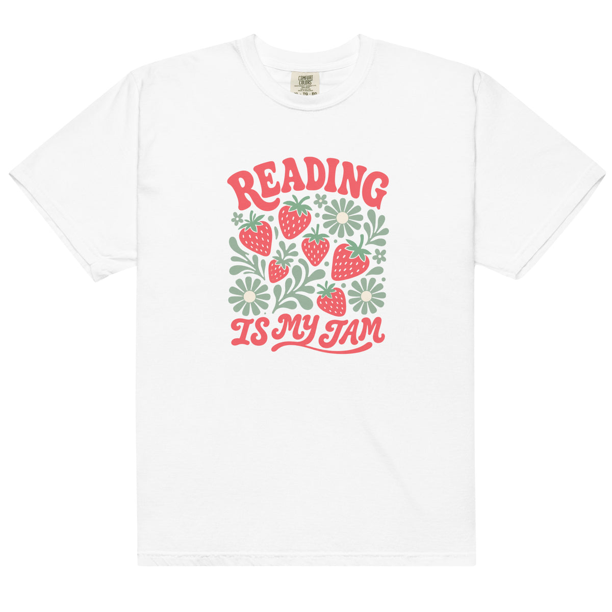 Reading Is My Jam Graphic Tee - T-SHIRT - TheSpinedLife