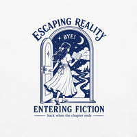 Escaping Reality, Entering Fiction Tee - T-SHIRT - TheSpinedLife