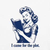 "I Came for the Plot" Bookish Tee - T-SHIRT - TheSpinedLife
