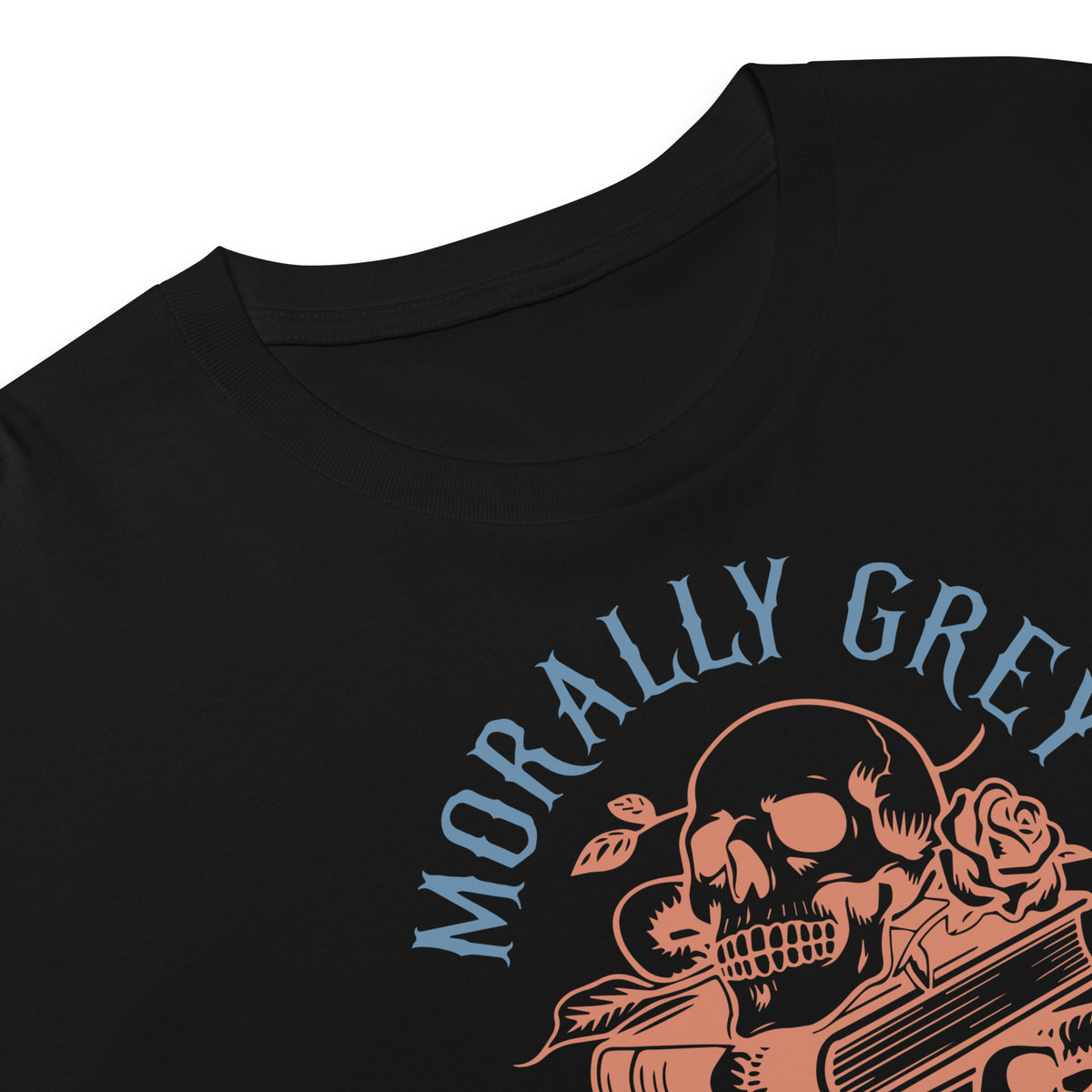 The Morally Grey | Book Club Graphic Crop Top - T - SHIRT - TheSpinedLife