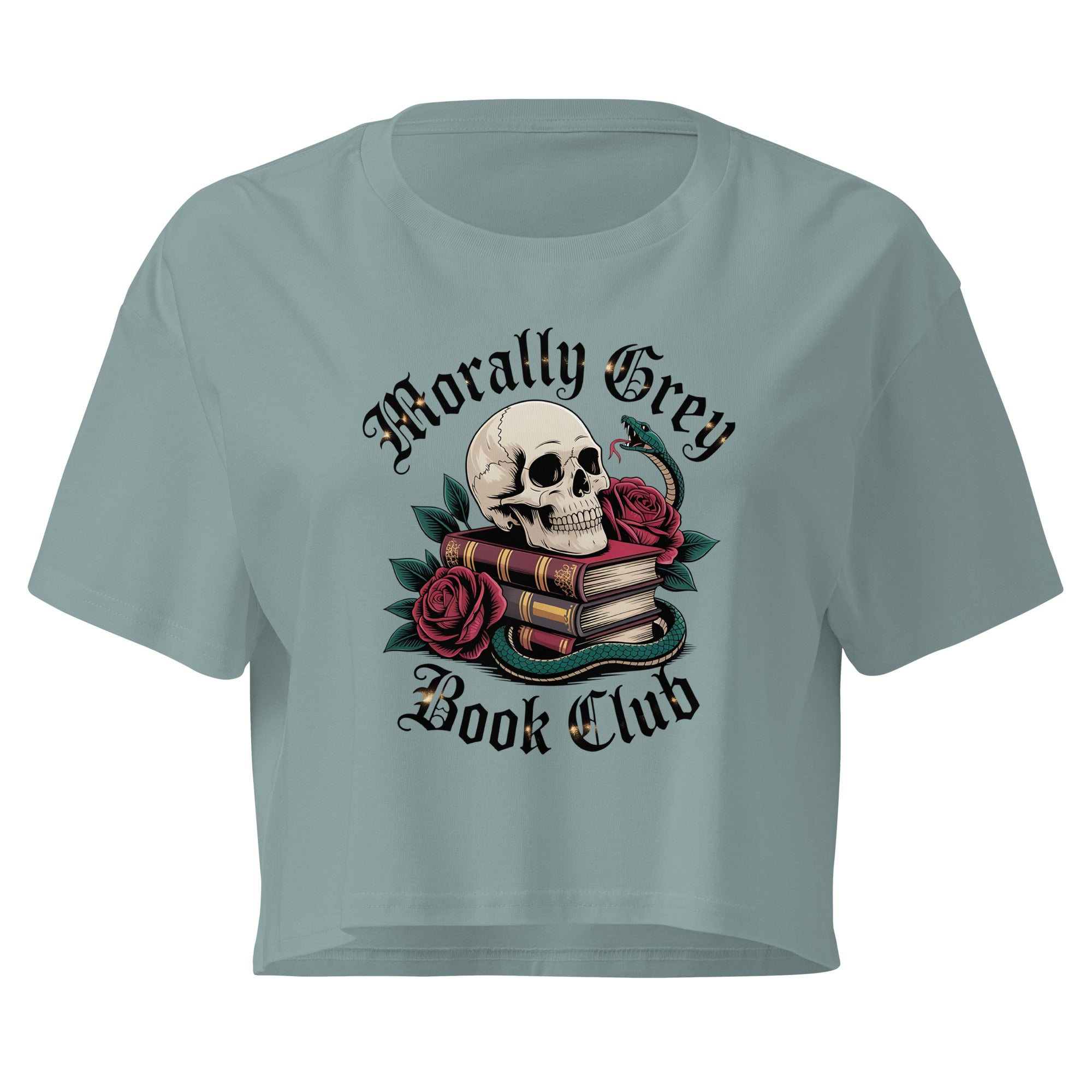 Morally Grey Book Club Cropped T-Shirt - T - SHIRT - TheSpinedLife
