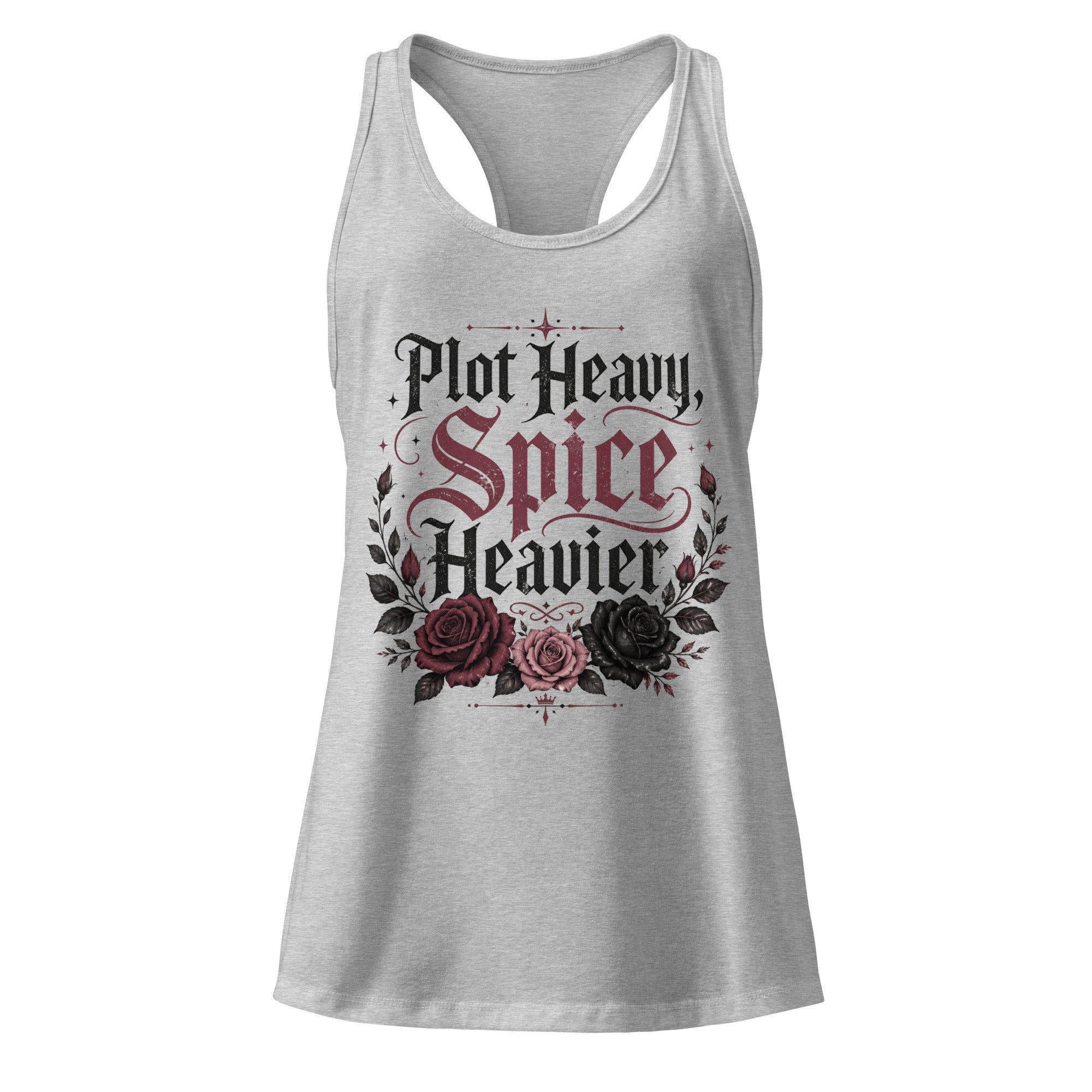 Plot Heavy Spice Heavier Racerback Tank - Tank Top - TheSpinedLife